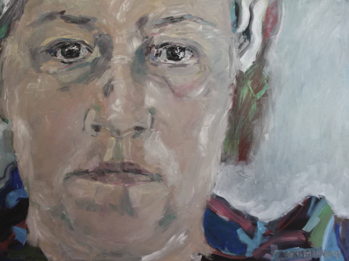 Sabine Beckmann oilpainting portrait
