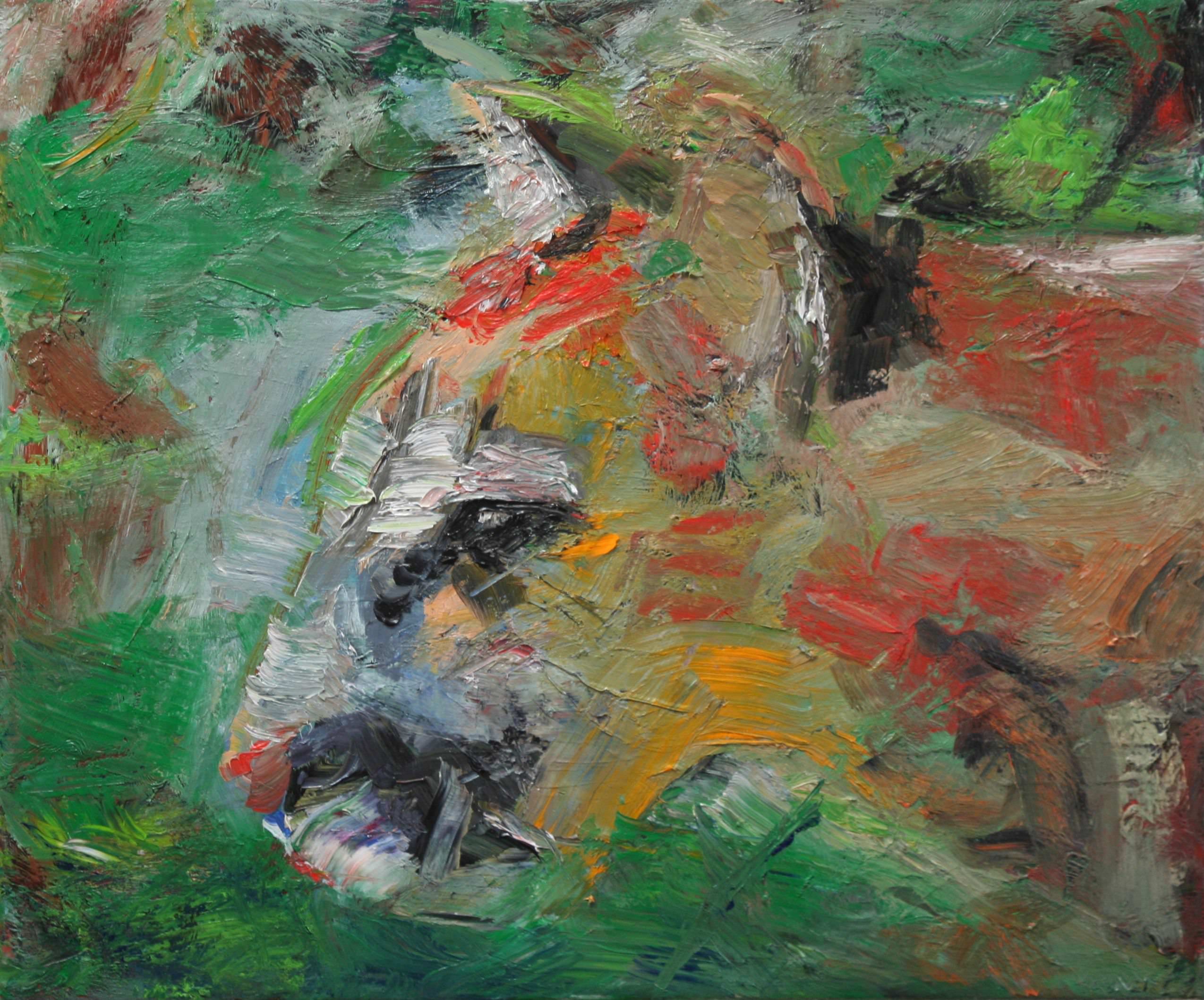 Sabine Beckmann, Puma, oil on linnen, 50 x 60 cm, 2008 