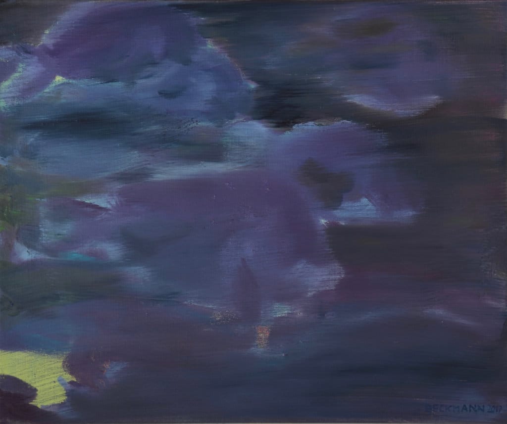 Swarming, oil on linen, 50 x 60 cm, 2017